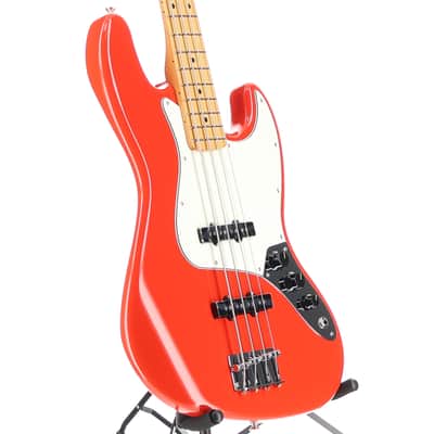 Fender Player II Jazz Bass, Maple Fingerboard, Coral Red (B11)(24713) (24713) image 3
