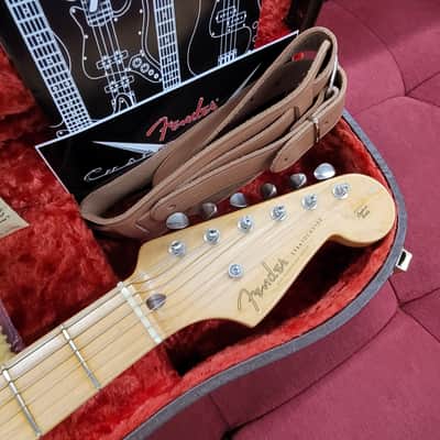 Fender Custom Shop Limited Edition 50th Anniversary '54 Stratocaster Masterbuilt By Yuriy Shishkov 2004 - Reliced 2-Tone Sunburst image 5