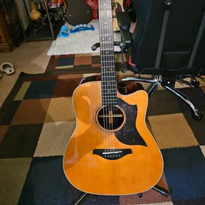 Yamaha A5R-VN Dreadnought with Electronics 2010s - Vintage Natural image 4