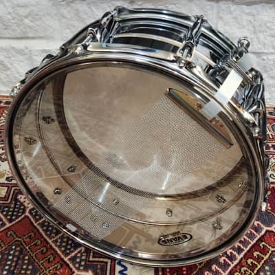 STUDIO SALE! Yamaha Stage Custom SD 266A Snare 14×6.5 Chrome Over Steel 1990s Japan image 2