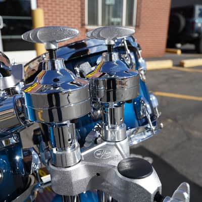 Yamaha Stage Custom Series - Deep Blue Sunburst Lacquer - 5pc Birch 22'' Shell Pack image 10