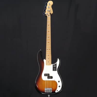 Fender MEX USED Player Precision Bass (3-Color Sunburst/Maple) image 3