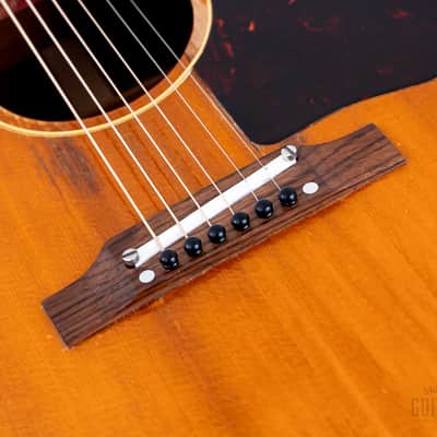 1961 Gibson J-45 ADJ Vintage Dreadnought Acoustic Guitar Cherry Sunburst w/ Case image 9
