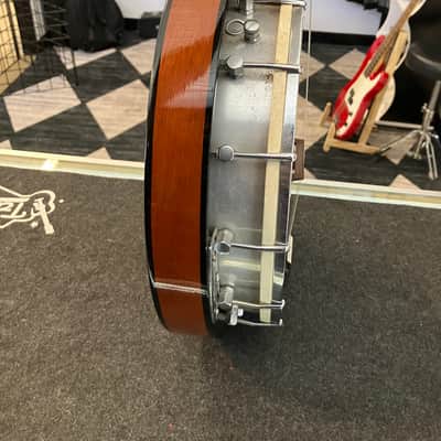 Kay Vintage Banjo 1960-s - Eagle wooden carved back with soft case image 5