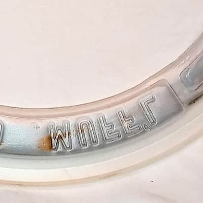 REMO VINTAGE 16" FLOOR TOM MUFFL - White plastic black foam - FREE SHIP TO C-USA! image 2