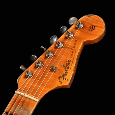 Fender Custom Shop 2022 Limited Edition Red Hot Stratocaster Super Heavy Relic Aged Dirty White Blonde [CZ563485] (09/11) image 7