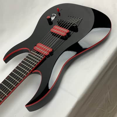 Schecter Sunset-7 Red Dawn 7-String Guitar Gloss Black B-STOCK image 7
