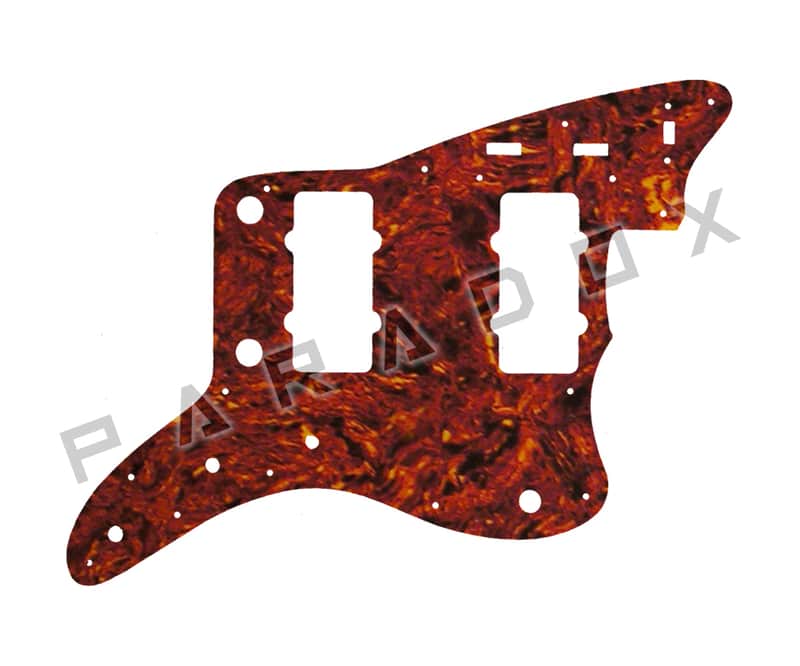Custom Pickguard For 2012 - 2024 Made in China Squier J Mascis Jazzmaster - Tortoise Shell/White/Black/White .090" image 1
