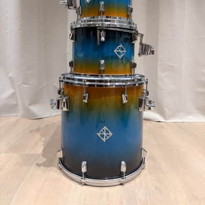 Dixon Artisan Maple Drum Kit Shell Set Blue Lagoon Gloss – North American Maple – 20/10/12/16 image 10