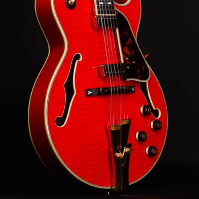 Ibanez GB10SEFM George Benson Signature Hollowbody, Sapphire Red - USED image 4