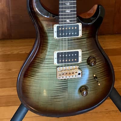 PRS Paul Reed Smith Custom 24 Sprayers Choice! Green Smokeburst 10 Top With Gold Hardware And Case image 4