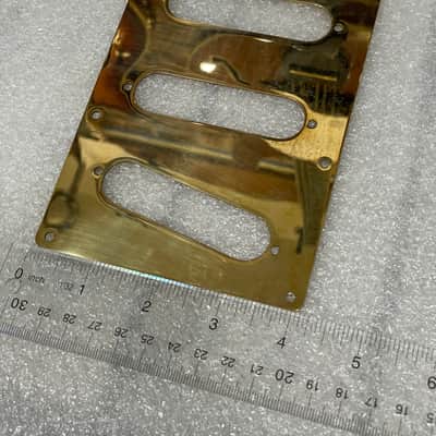 Silverlake Guitars Brass Triple Single Coil Mounting Plate for Wolf Guitar image 1