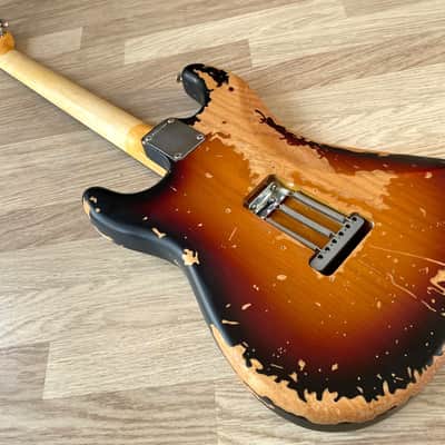 TPP John Mayer 62' Sunburst Fender USA 60's Stratocaster Tribute - Relic 'Big Dippers' image 3