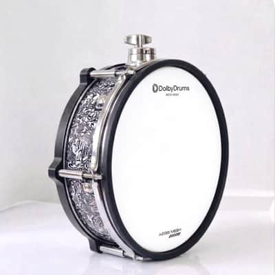 Dolby 12” Electronic Black Abalone Tom or Snare w 6 Triggers for Roland Alesis Drum HX image 2