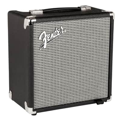 Fender Rumble 15 120V 15-Watts Portable Bass Amplifier with 8-Inch speaker and Three-Band EQ (Black and Silver) image 2