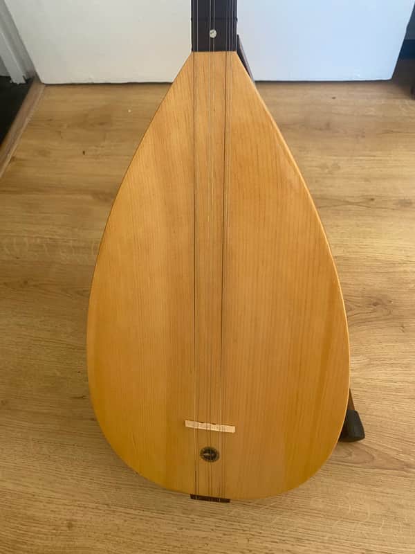 Erdal Erzincan Saz Evi Long-Neck Baglama (Uzun Sap) 2017 - Premium Juniper Bowl image 1