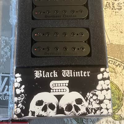 Pre Owned Seymour Duncan Black Winter Humbucker Set - Blackened