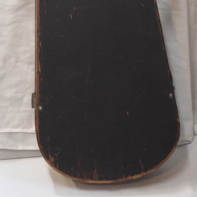 None vintage wood violin case early 1900s - Rosewood image 8