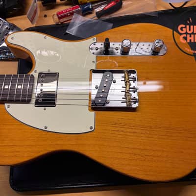 2024 Fender Japan MIJ Hybrid II Telecaster SH Vintage Natural w/ Tweed Case image 12