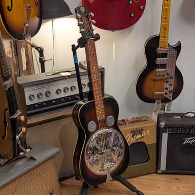 1975 Dobro 60D Squareneck Sunburst image 4
