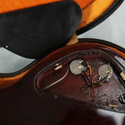 RARE 1969 Gibson EB-0 LEFT-HANDED Bass w OHSC! Double-Pickguard Lefty! Vintage image 24