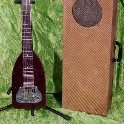 Supro National Valco Amp In Case Lap Steel Guitar & Amp Vintage 1940's image 1