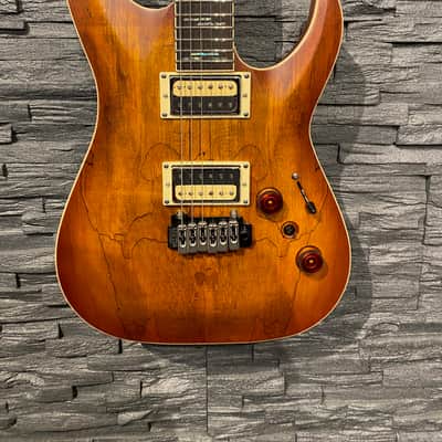 Schecter C-1 Exotic Splated Maple Satin Natural Vintage Burst image 2