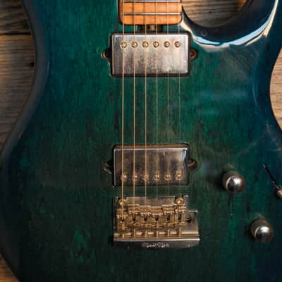 Used Ernie Ball Music Man BFR Luke III HH - Trans Blue w/OHSC image 3