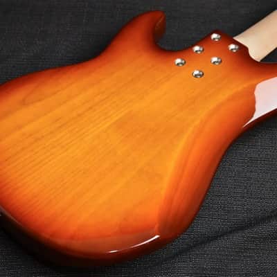 G&L LB-100 Old School Tobacco Rosewood Quarter Sawn neck Block Inlays image 3