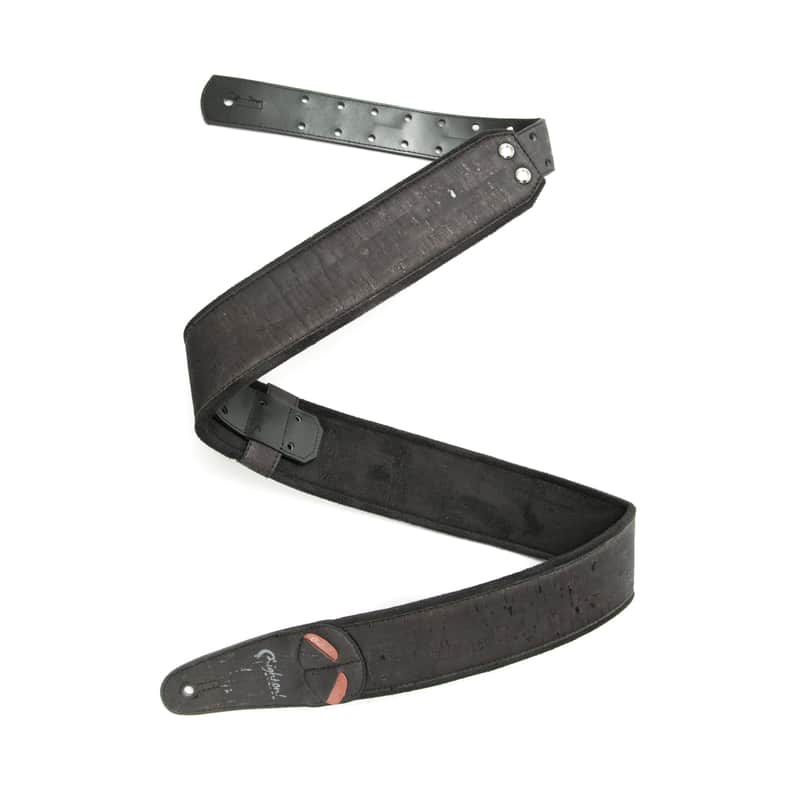 RightOn! Straps Mojo Cork Black - Strap for Guitars image 1