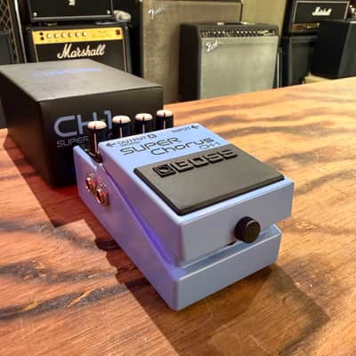 Boss CH-1 Super Chorus (Dark Gray Label) 2001 - Present - Blue image 2