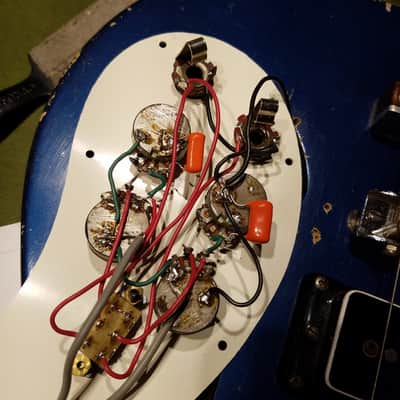 Mosrite Electric Bass Metallic Blue 1970s image 12