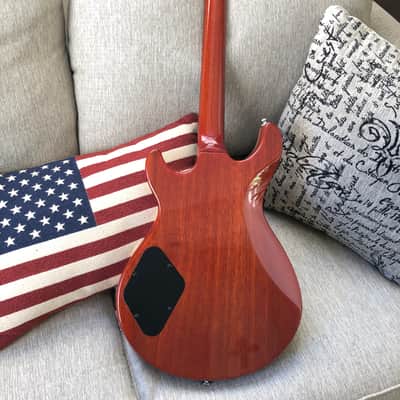 Cort M600 M Series Double Cutaway HH with Flame Maple Top 2002 - Cherry Burst Bild 16