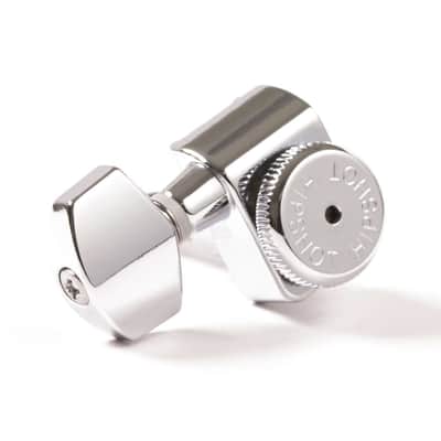 Hipshot Fender Drop-in Upgrade Directrofit locking 2-pin tuner kit, Chrome Lefty