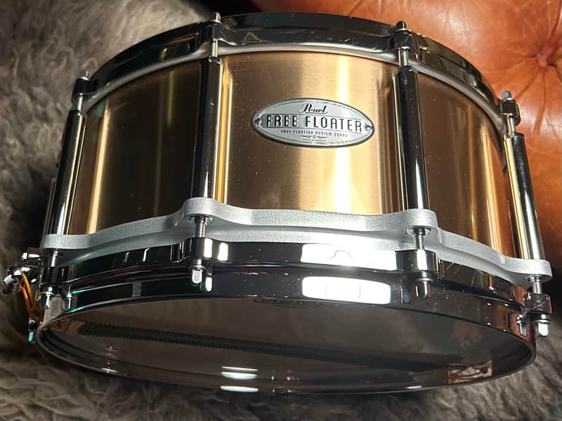Pearl Free-Floating 14x6.5" Bronze Snare Drum 2025 - Bronze image 1