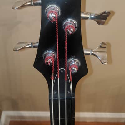 2004 Ibanez  SR300 DXF SoundGear Fretless - 4 String Bass Guitar 2004 Candy Apple Red image 9
