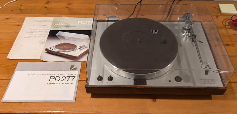 Luxman PD-277 Vintage Direct-Drive Turntable (1970s) - Rare Single-Owner CIB Matched Serial Double Box Time Capsule Bundle image 1