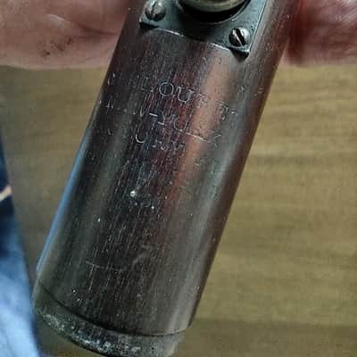 C. Peloubet Dark Wood & Silver 8-Key Antique Flute New York 19th century image 7