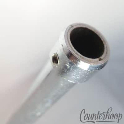 *Pearl Flat-Base Cymbal Stand Tripod Chrome Vintage 60s Flush Japan 1/2" Parts* image 1