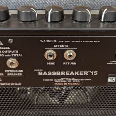 Fender Bassbreaker 15 15-Watt 1x12" Guitar Combo 2016 - Present - Gray Tweed image 7
