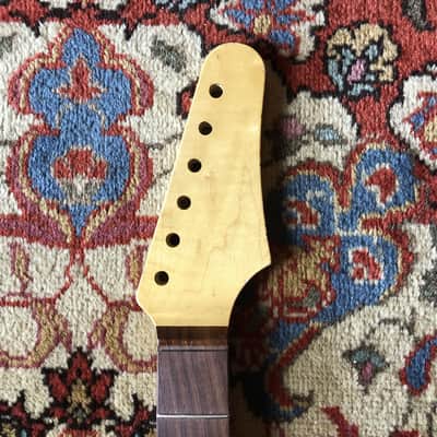 Made to Order - FRANCHIN Mercury guitar neck Relic Aged 100% Nitro Lacquer Maple Rosewood Stratocaster-Strat-S-Style Made in Italy image 6