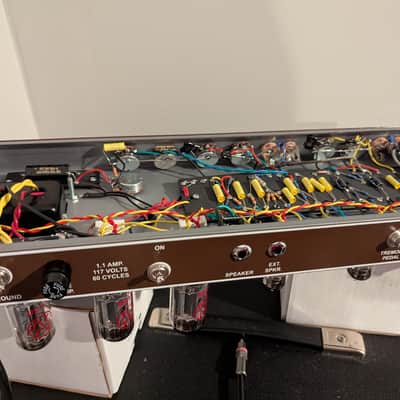 Fender Deluxe 6G3 Brownface clone Chassis-only (w/out tubes) image 8