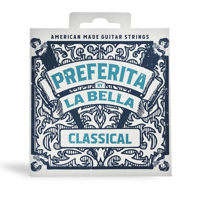 La Bella 1P Preferita Classical Guitar Strings – Medium Tension image 1