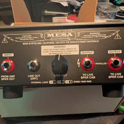 Mesa Boogie PowerHouse Reactive Load Attenuator - 16ohm - Black image 2
