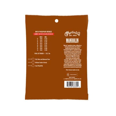 Mandolin Strings Phosphor Bronze M475 image 2