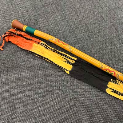 48" Didgeridoo, Synthetic and Hand-Painted, with BAG,  EXCELLENT image 9