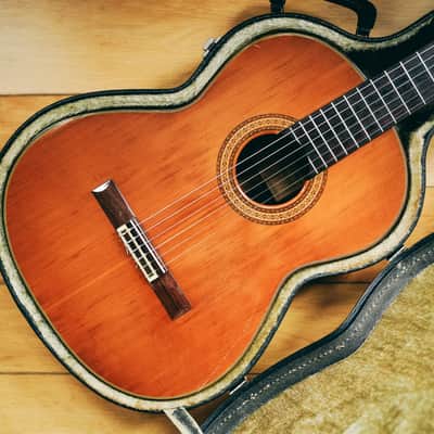 1970s Ryoji Matsuoka M40 – Handcrafted in Japan| Solid Top | Low Action | Hard Case  | Vintage Classical Tone image 2
