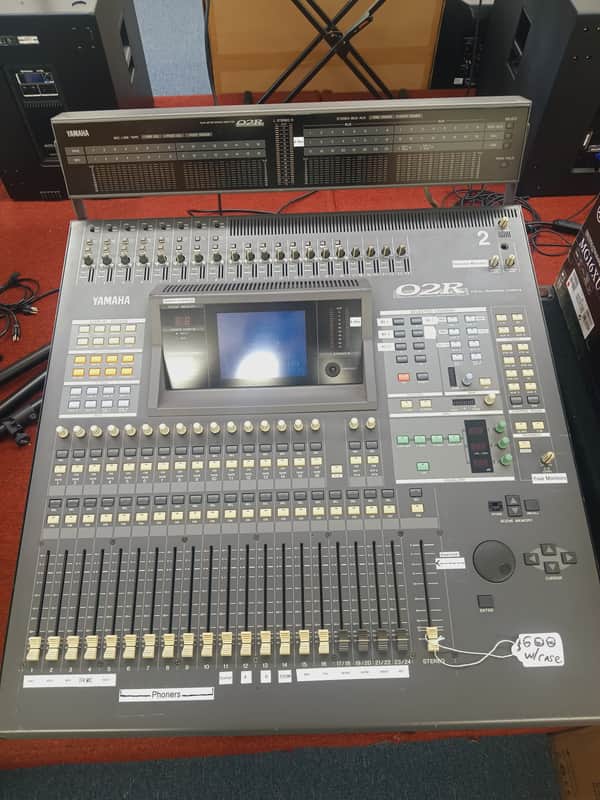 Yamaha 02R with road case image 1