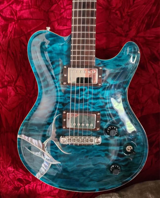 SALE - Nik Huber Limited Edition Flying Dolphin 2007 - #14 of 25 BRAZILIAN ROSEWOOD NECK image 1