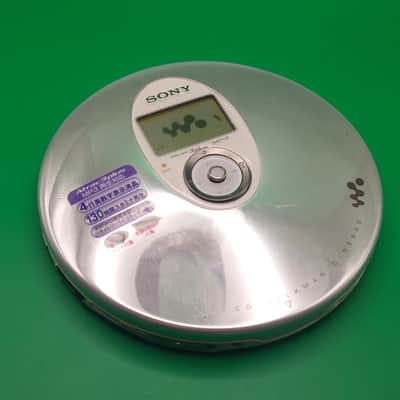 Rare parametric eq Sony Walkman portable Mp3 CD player D-NE800 silver W Accs image 3
